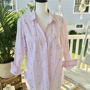 Old Navy Tunic Button Down Shirt. Size Medium Petite